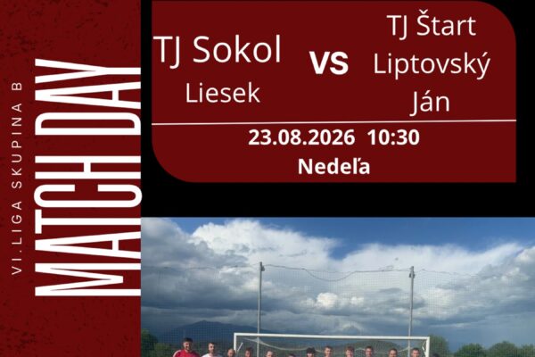 Naše A-mužstvo vycestuje v nedeľu do Liesku kde odohrá svoj…