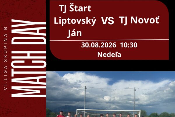 Tento víkend nastúpi naše A-mužstvo proti TJ Novoť Príďte…